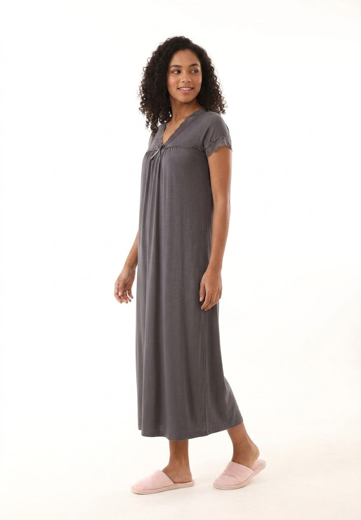 Secret Lingers Elegant Maxi Nightgown